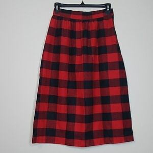 Kayo of California vintage buffalo plaid skirt